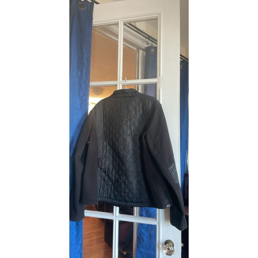 Lauren Ralph Lauren collared black quilted jacket size 1xl preowned - Picture 10 of 16